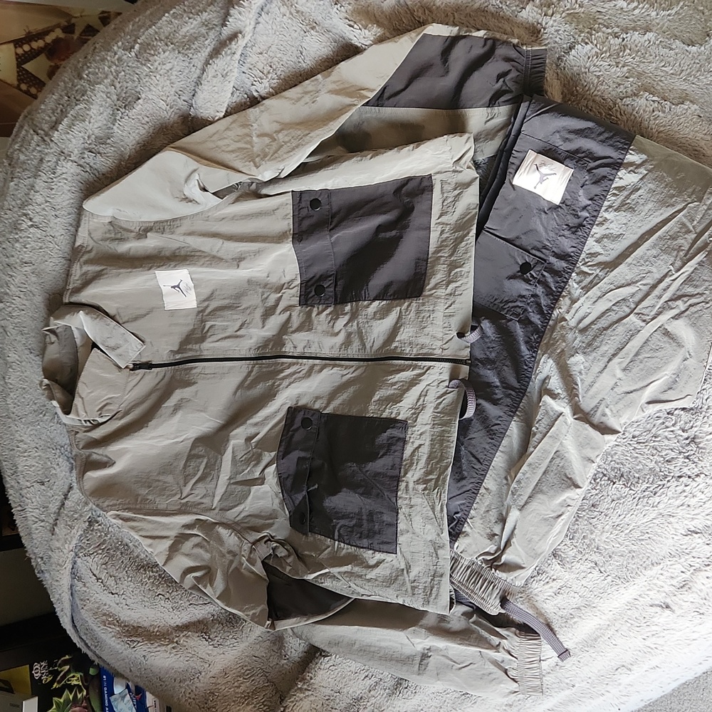 NWT Jordan Flight Lightweight Jacket + Pants
